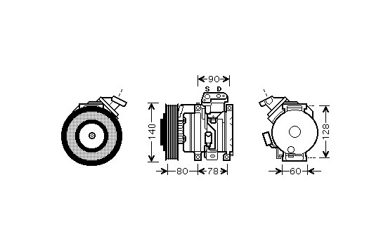 Compressor, air conditioning