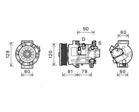 Compressor, air conditioning, Image 2