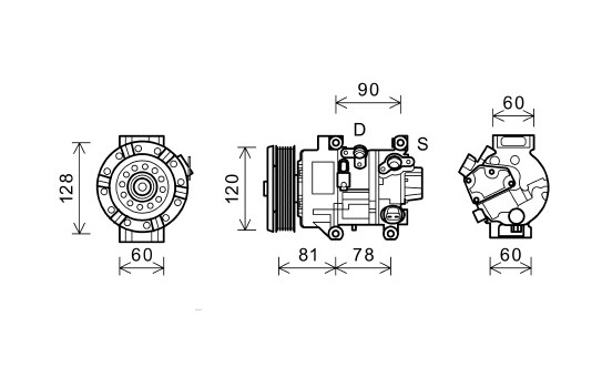 Compressor, air conditioning, Image 2