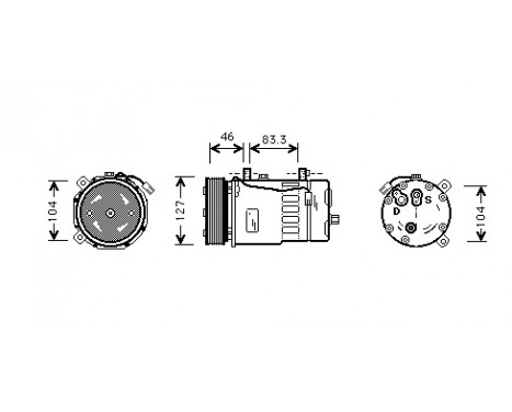 Compressor, air conditioning, Image 2