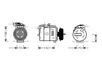 Compressor, air conditioning