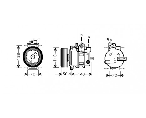 Compressor, air conditioning, Image 2