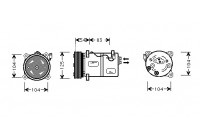 Compressor, air conditioning