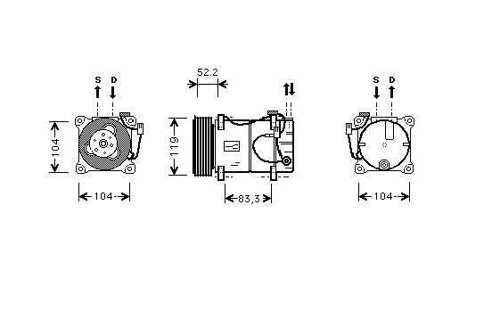 Compressor, air conditioning