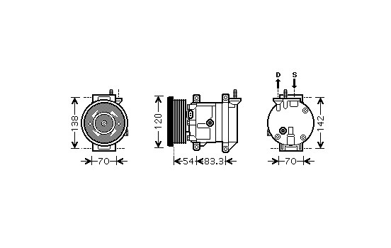 Compressor, air conditioning, Image 2