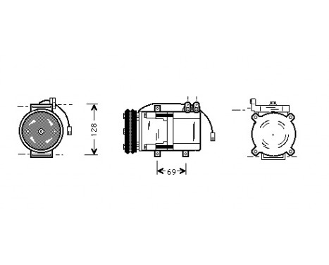 Compressor, air conditioning