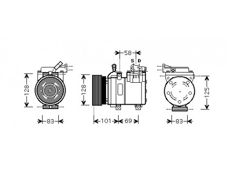 Compressor, air conditioning, Image 2