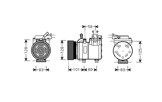 Compressor, air conditioning, Image 2