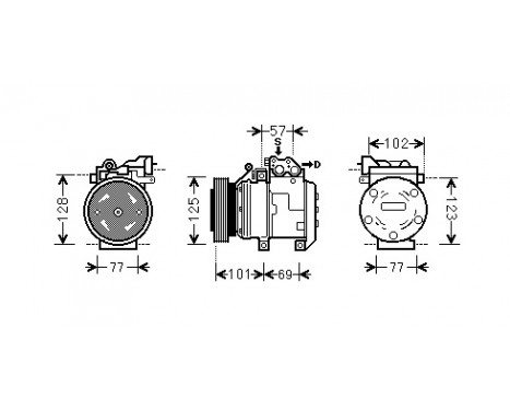Compressor, air conditioning, Image 2