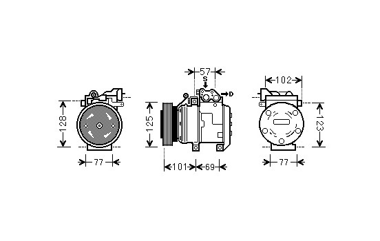 Compressor, air conditioning, Image 2