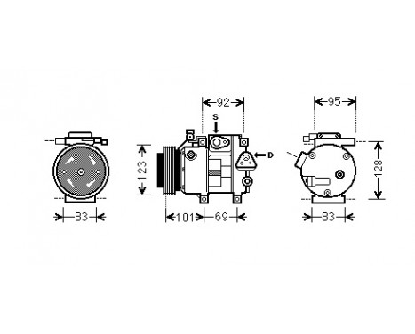 Compressor, air conditioning