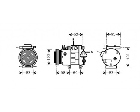 Compressor, air conditioning, Image 2