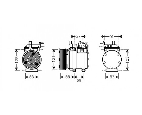 Compressor, air conditioning, Image 2