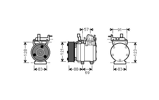 Compressor, air conditioning, Image 2