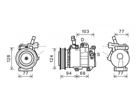 Compressor, air conditioning