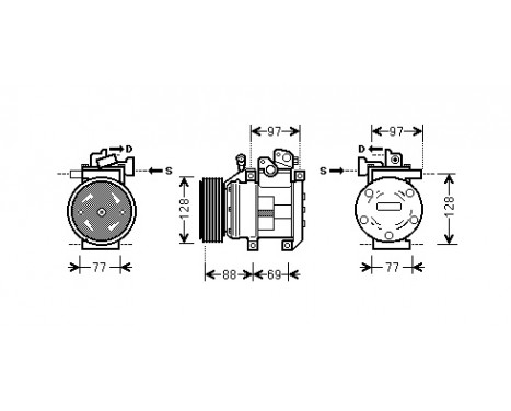 Compressor, air conditioning, Image 2