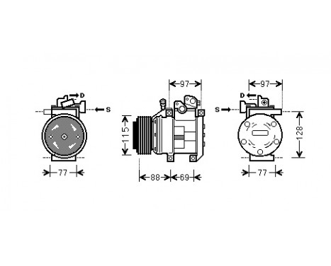 Compressor, air conditioning, Image 2