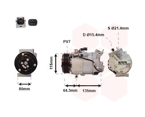 Compressor, air conditioning