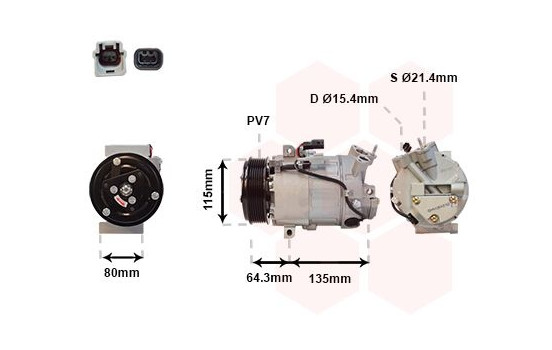 Compressor, air conditioning