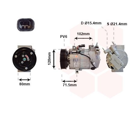 Compressor, air conditioning