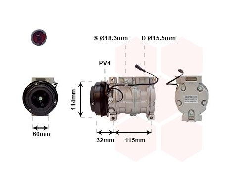 Compressor, air conditioning