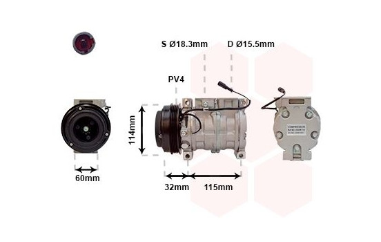 Compressor, air conditioning