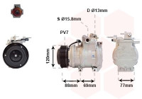 Compressor, air conditioning