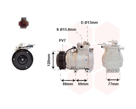 Compressor, air conditioning