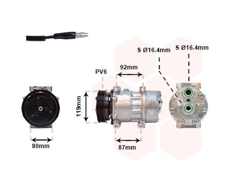 Compressor, air conditioning