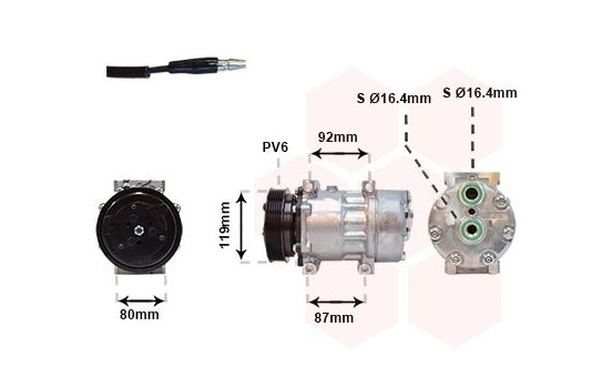 Compressor, air conditioning
