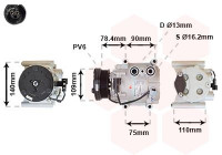 Compressor, air conditioning