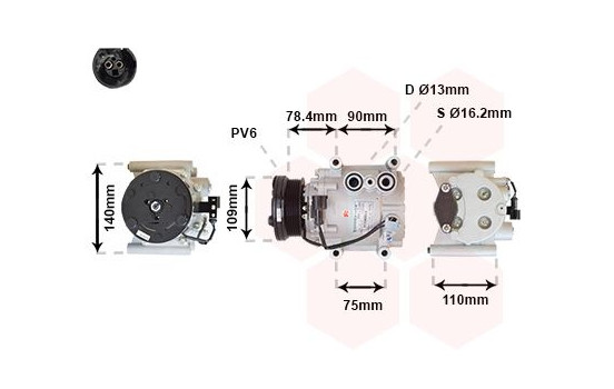 Compressor, air conditioning