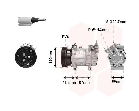 Compressor, air conditioning