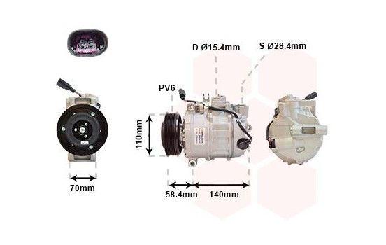Compressor, air conditioning