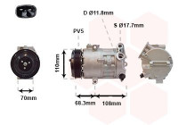 Compressor, air conditioning