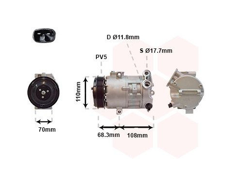 Compressor, air conditioning