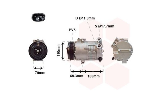 Compressor, air conditioning