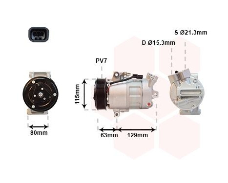 Compressor, air conditioning