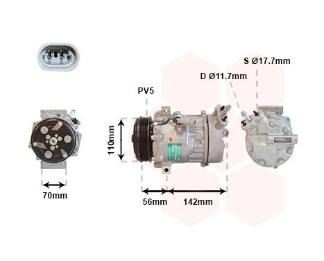 Compressor, air conditioning
