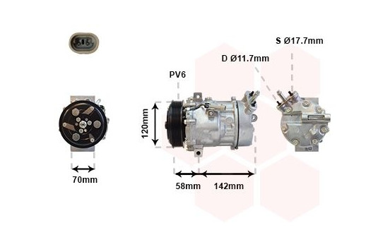 Compressor, air conditioning