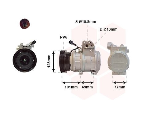 Compressor, air conditioning