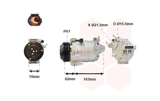 Compressor, air conditioning