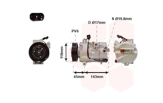 Compressor, air conditioning