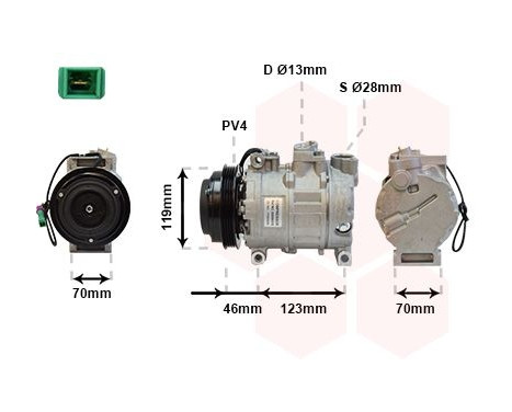 Compressor, air conditioning