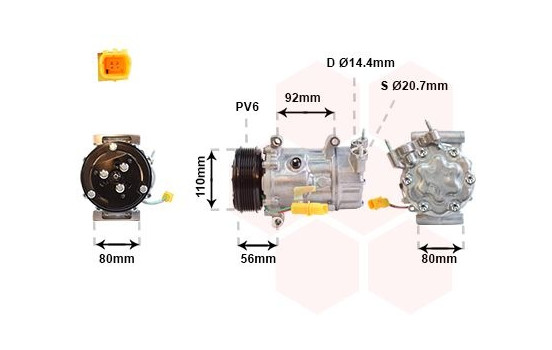 Compressor, air conditioning