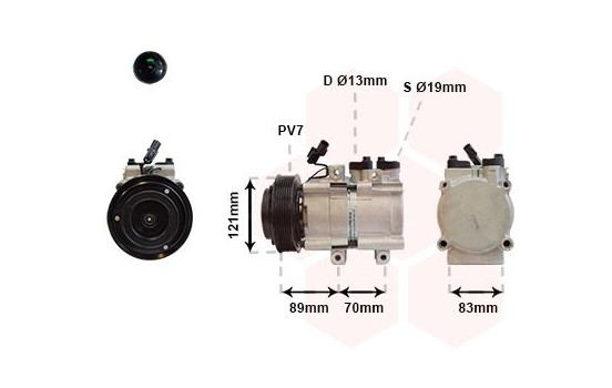 Compressor, air conditioning