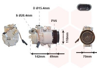 Compressor, air conditioning