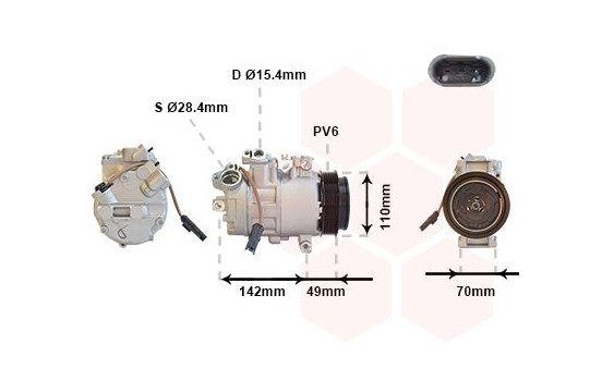 Compressor, air conditioning