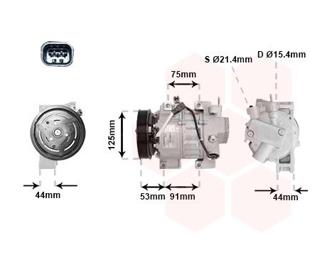 Compressor, air conditioning