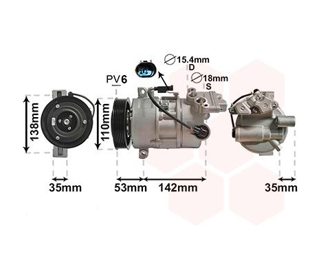 Compressor, air conditioning